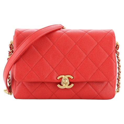 chanel chain melody flap bag|CHANEL Shiny Caviar Quilted Large Chain Melody Flap.